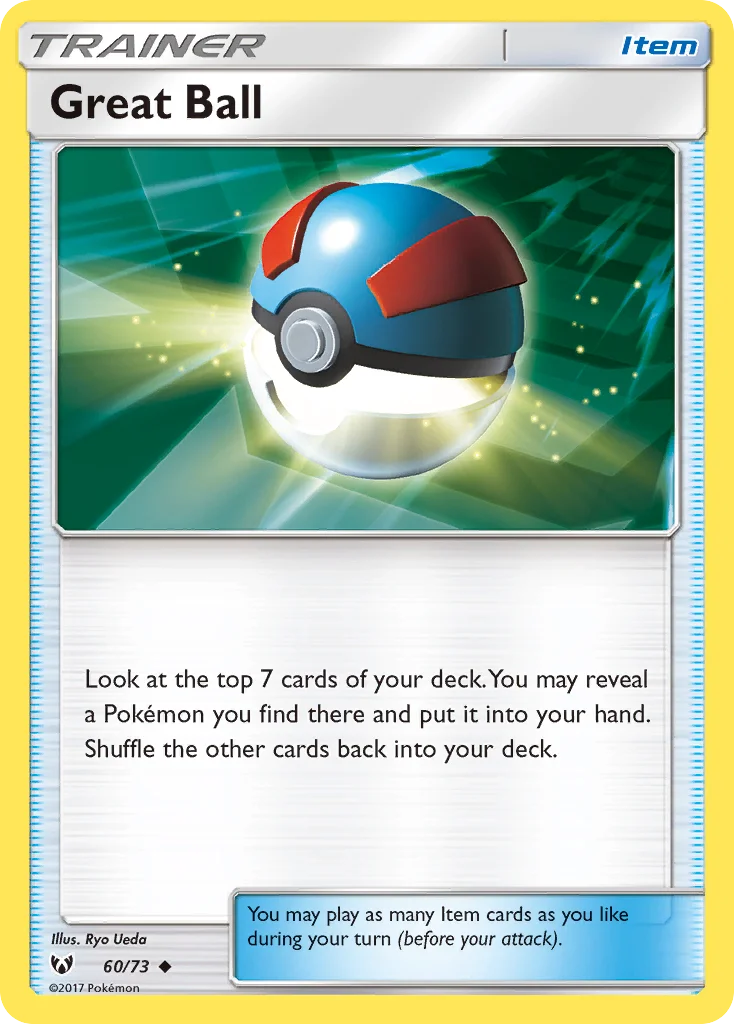 Carte Pokémon Super Ball #60 — Légendes Brillantes
