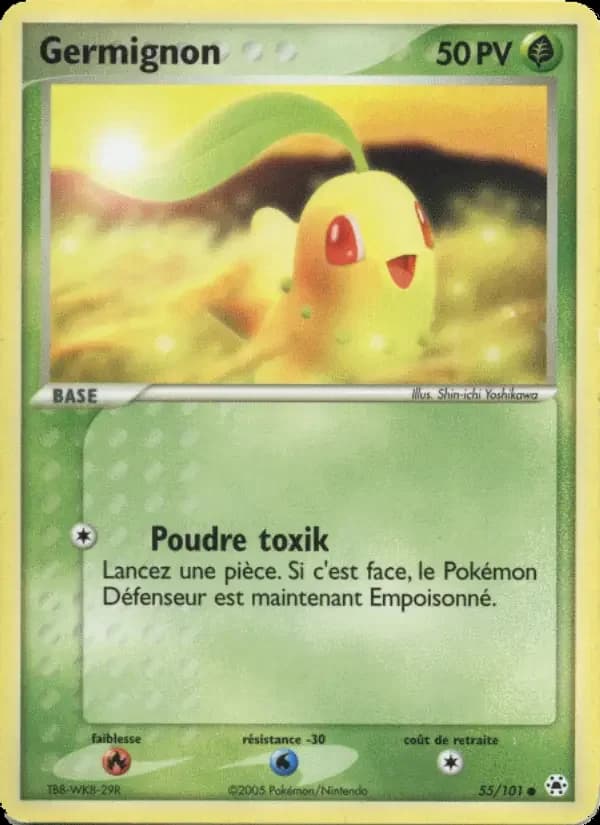 Carte Pokémon Germignon #55 — Légendes Oubliées