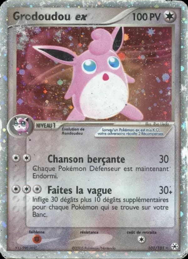 Carte Pokémon Grodoudou ex #101 — Légendes Oubliées