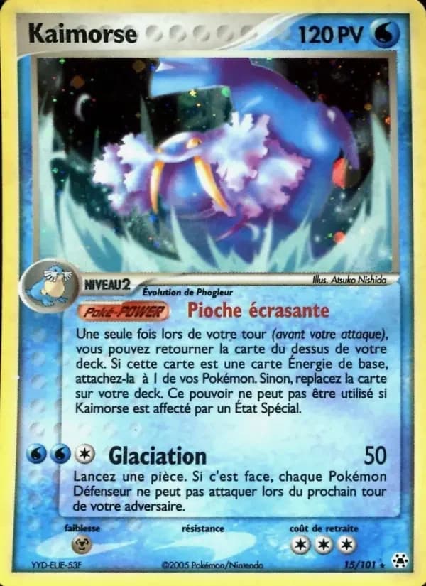 Carte Pokémon Kaimorse #15 — Légendes Oubliées