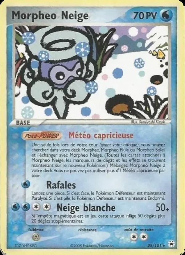 Carte Pokémon Morpheo Neige #25 — Légendes Oubliées