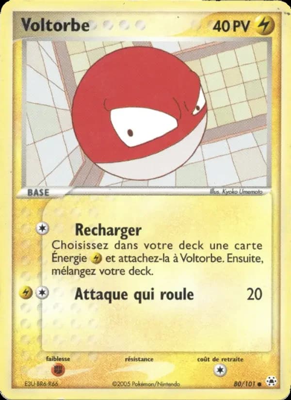 Carte Pokémon Voltorbe #80 — Légendes Oubliées