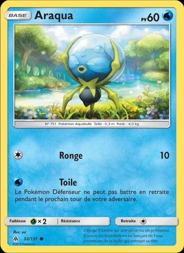Carte Pokémon Araqua #32 — Lumière Interdite