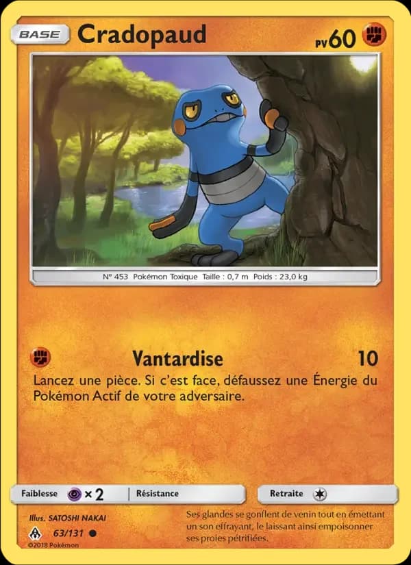 Carte Pokémon Cradopaud #63 — Lumière Interdite
