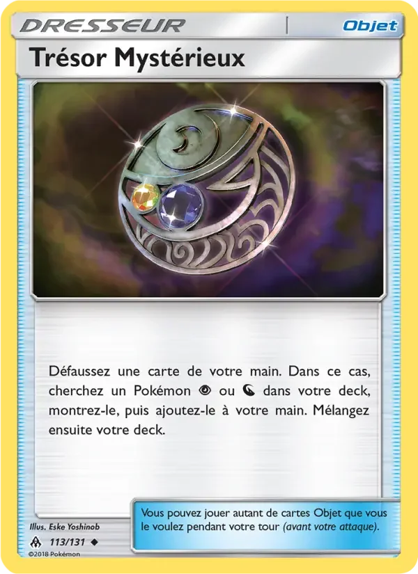 Carte Pokémon Trésor Mystérieux #113 — Lumière Interdite