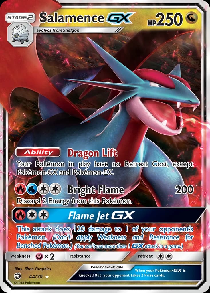 Carte Pokémon Drattak GX #44 — Majesté des Dragons