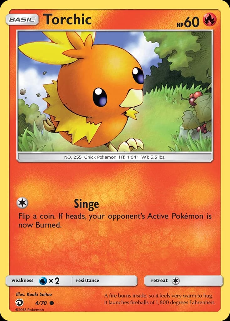 Carte Pokémon Poussifeu #4 — Majesté des Dragons