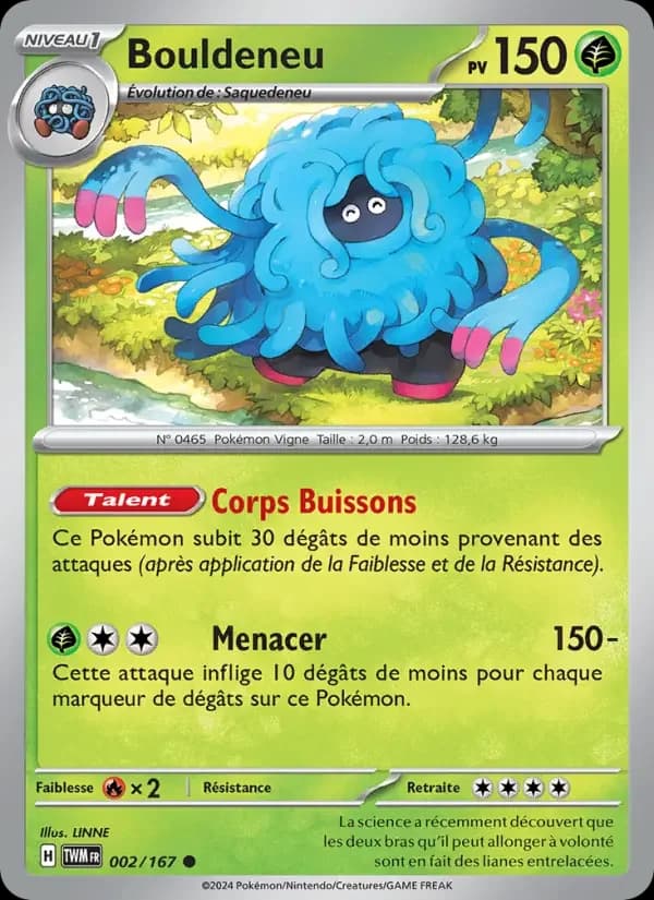 Carte Pokémon Bouldeneu #002 — Mascarade Crépusculaire