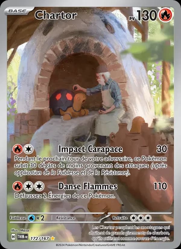 Carte Pokémon Chartor #172 — Mascarade Crépusculaire
