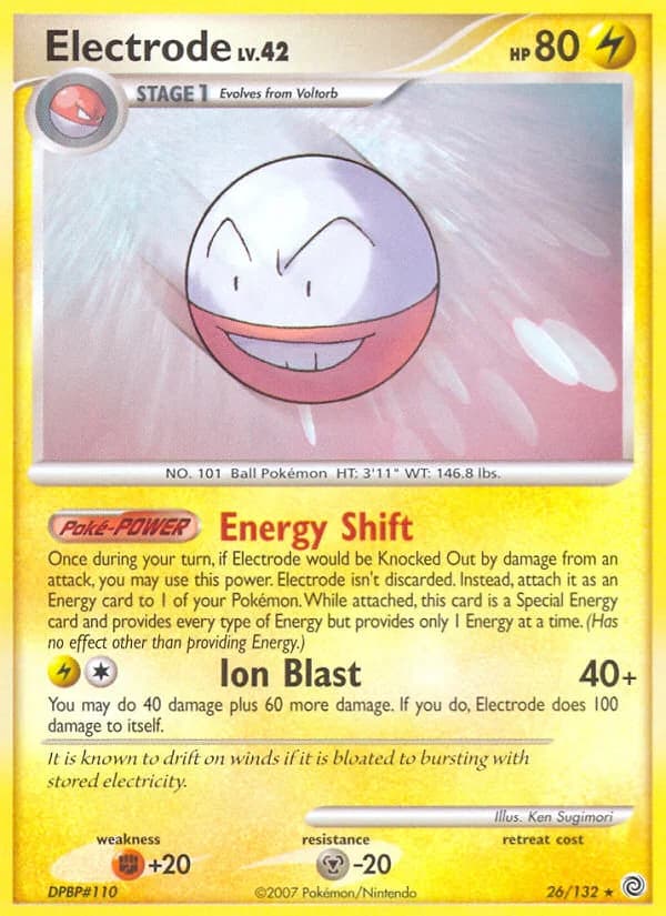 Carte Pokémon Electrode #26 — Merveilles Secrètes