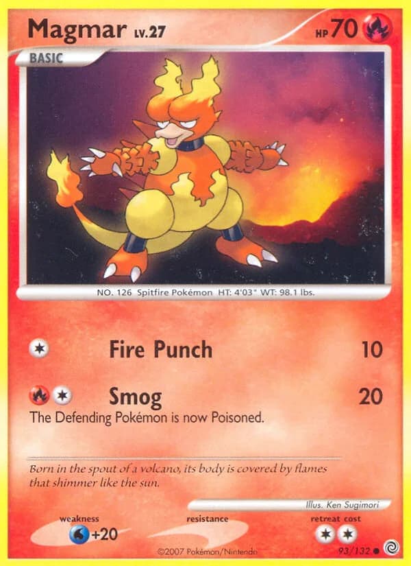Carte Pokémon Magmar #93 — Merveilles Secrètes