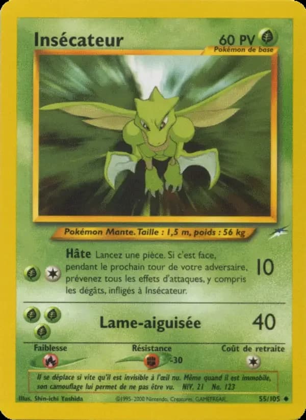Carte Pokémon Insécateur #55 — Neo Destiny