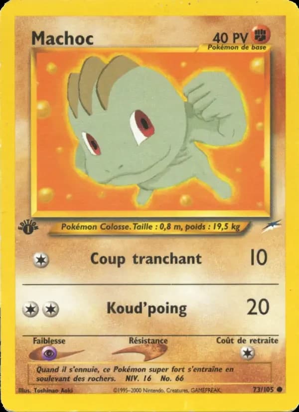 Carte Pokémon Machoc #73 — Neo Destiny