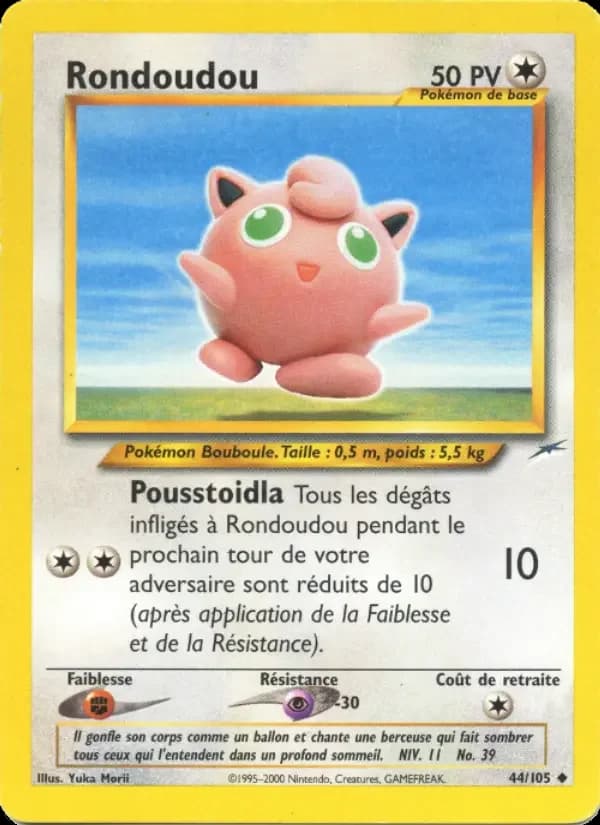 Carte Pokémon Rondoudou #44 — Neo Destiny