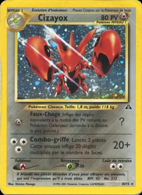 Carte Pokémon Cizayox #10 — Neo Discovery