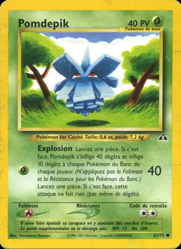 Carte Pokémon Pomdepik #61 — Neo Discovery