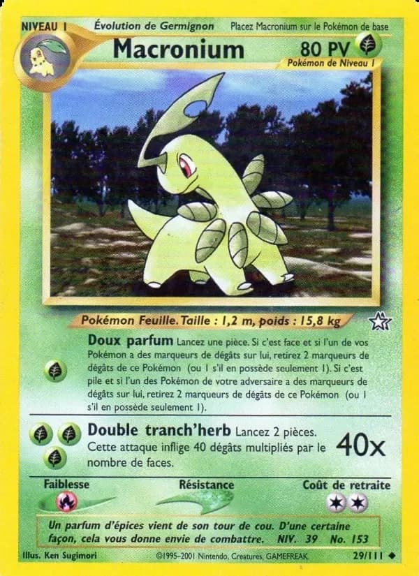 Carte Pokémon Macronium #29 — Neo Genesis
