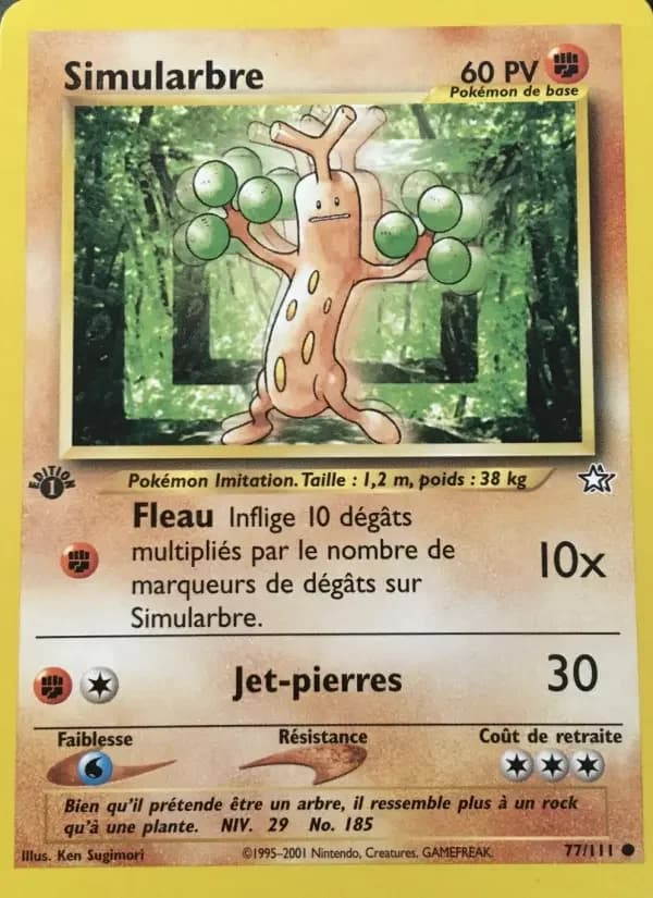Carte Pokémon Simularbre #77 — Neo Genesis