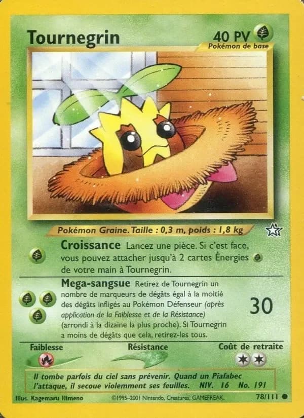 Carte Pokémon Tournegrin #78 — Neo Genesis