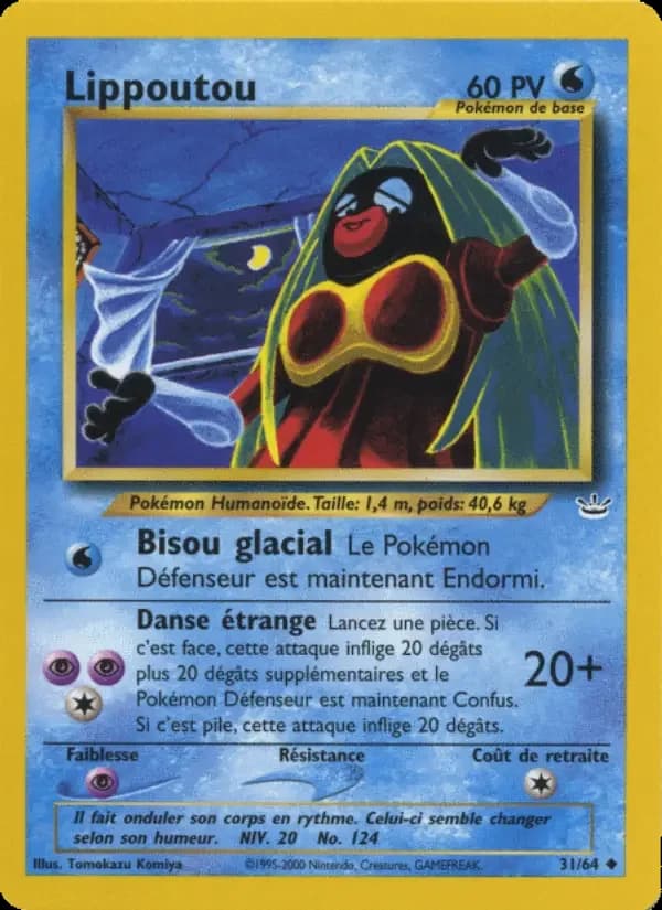 Carte Pokémon Lippoutou #31 — Neo Revelation