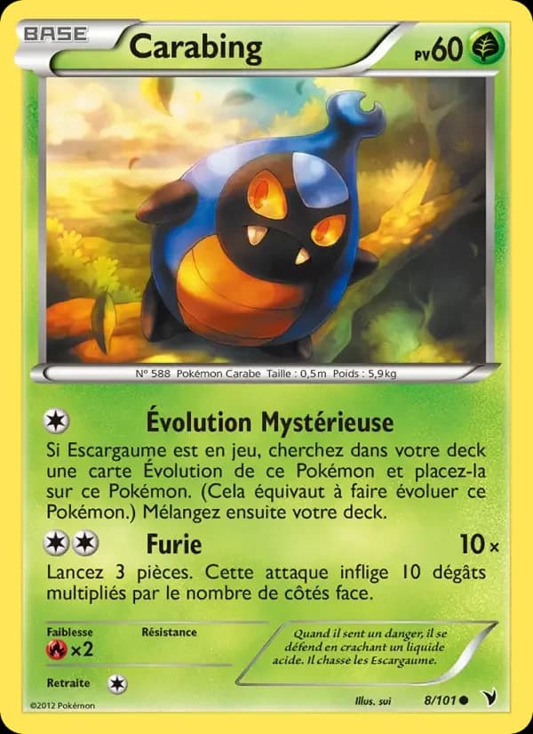 Carte Pokémon Carabing #8 — Nobles Victoires