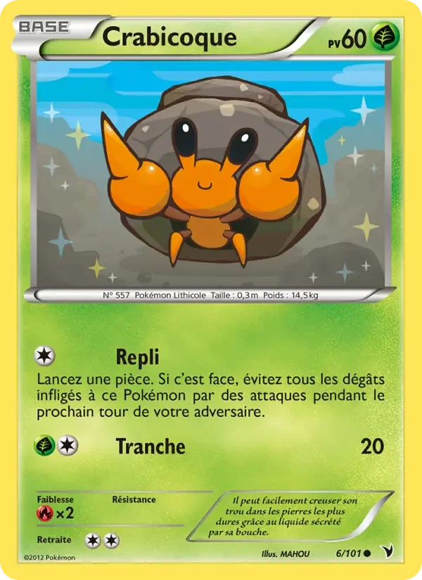 Carte Pokémon Crabicoque #6 — Nobles Victoires