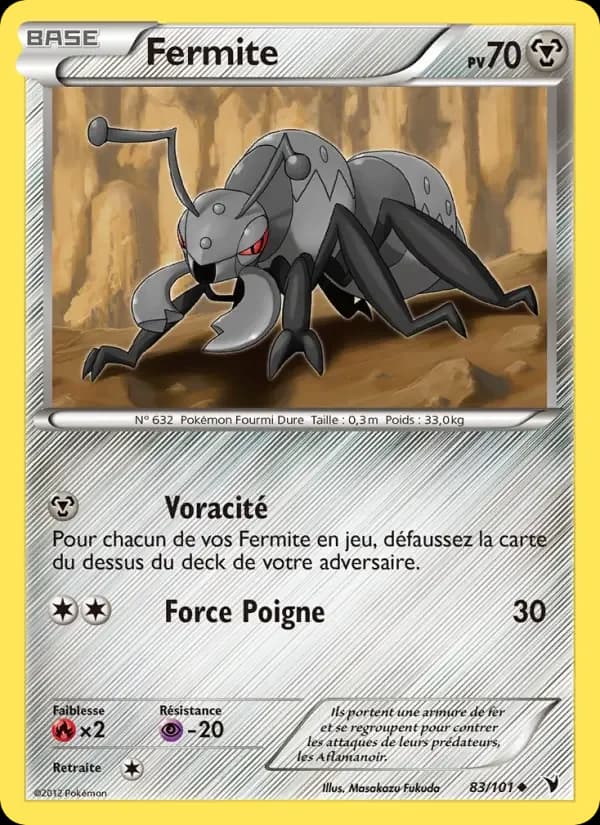 Carte Pokémon Fermite #83 — Nobles Victoires
