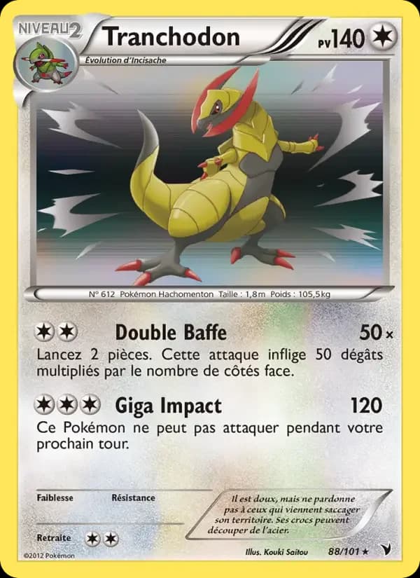 Carte Pokémon Tranchodon #88 — Nobles Victoires