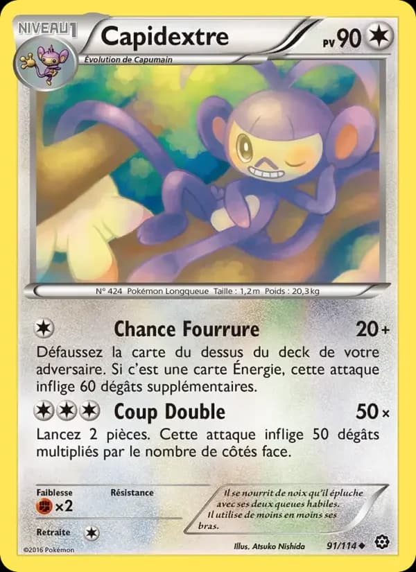 Carte Pokémon Capidextre #91 — Offensive Vapeur