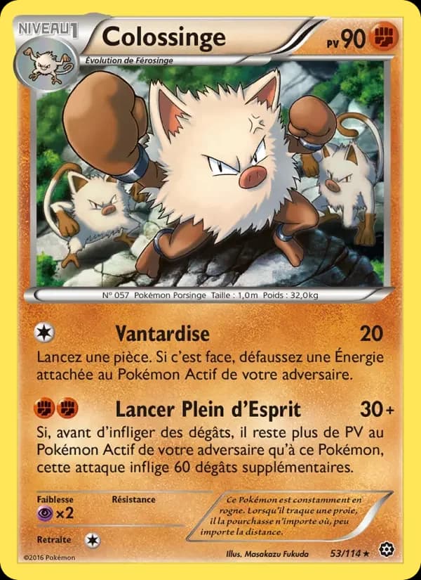 Carte Pokémon Colossinge #53 — Offensive Vapeur
