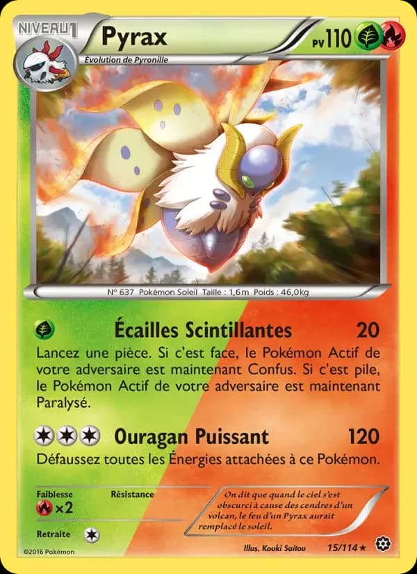 Carte Pokémon Pyrax #15 — Offensive Vapeur