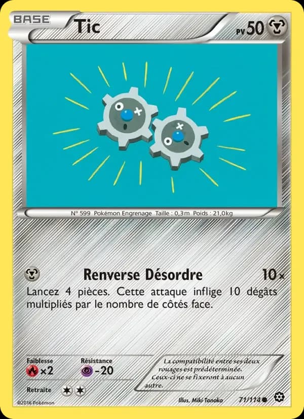 Carte Pokémon Tic #71 — Offensive Vapeur