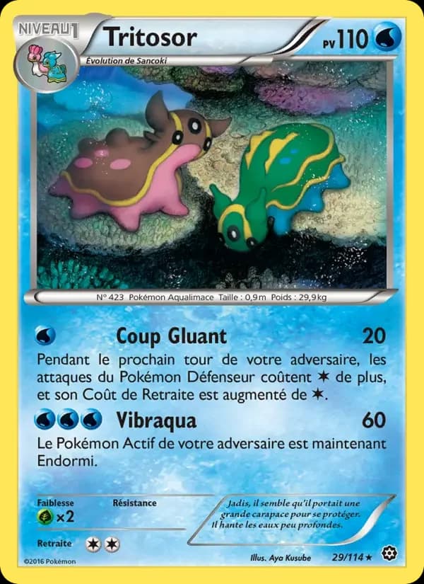 Carte Pokémon Tritosor #29 — Offensive Vapeur