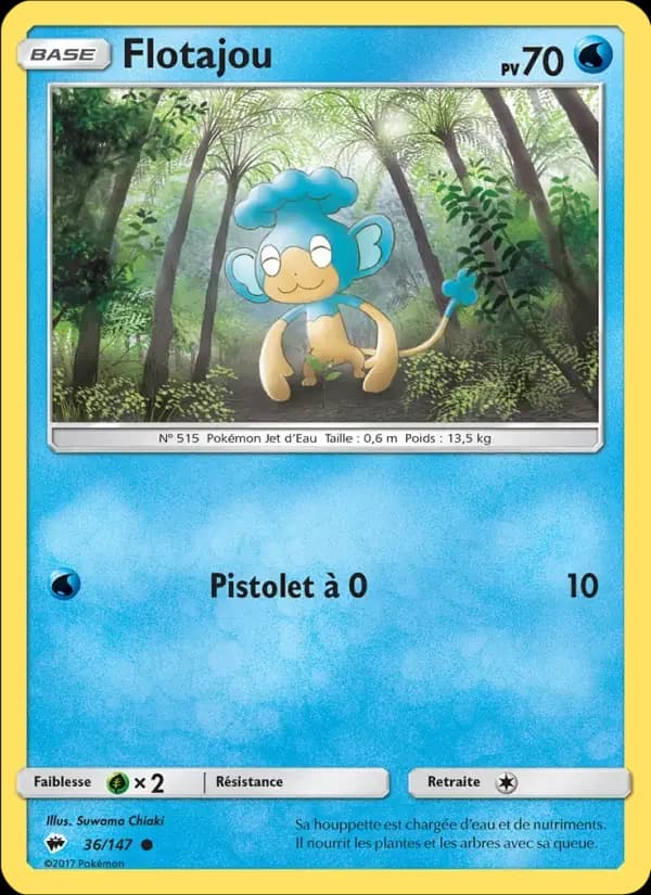 Carte Pokémon Flotajou #36 — Ombres Ardentes
