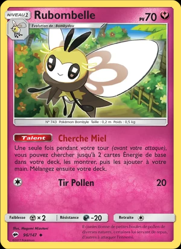 Carte Pokémon Rubombelle #96 — Ombres Ardentes