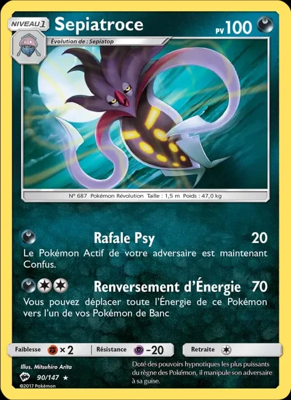 Carte Pokémon Sepiatroce #90 — Ombres Ardentes