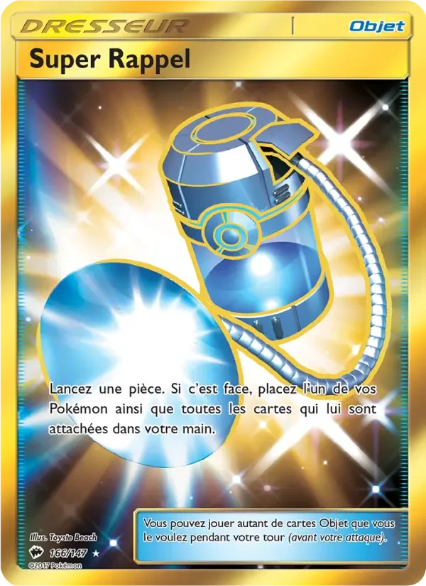Carte Pokémon Super Rappel #166 — Ombres Ardentes