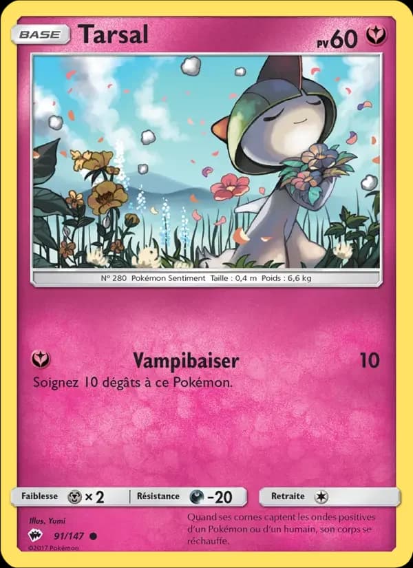 Carte Pokémon Tarsal #91 — Ombres Ardentes