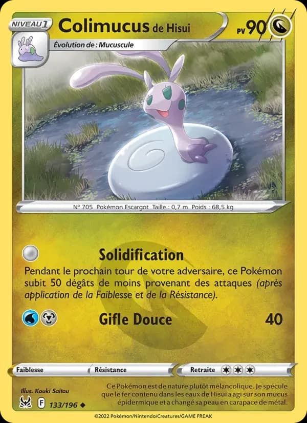 Carte Pokémon Colimucus de Hisui #133 — Origine Perdue