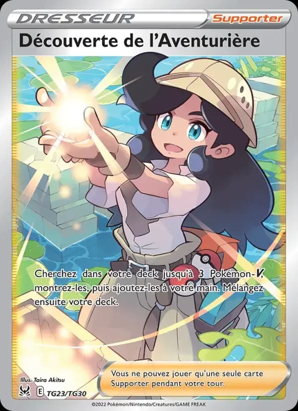 Carte Pokémon Découverte de l'Aventurière #TG23 — Origine Perdue