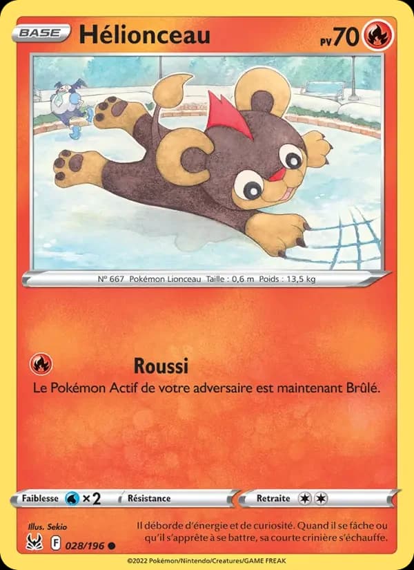 Carte Pokémon Hélionceau #028 — Origine Perdue