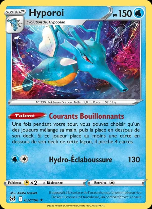 Carte Pokémon Hyporoi #037 — Origine Perdue