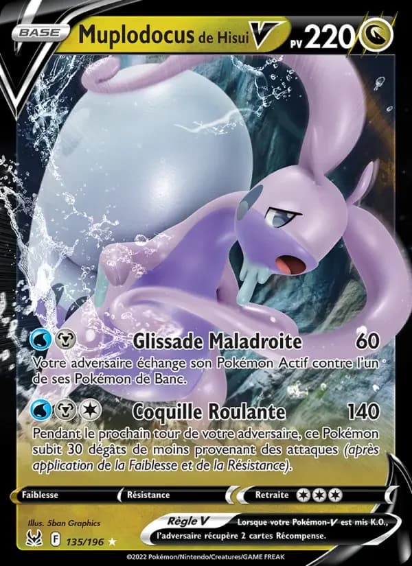 Carte Pokémon Muplodocus de Hisui V #135 — Origine Perdue