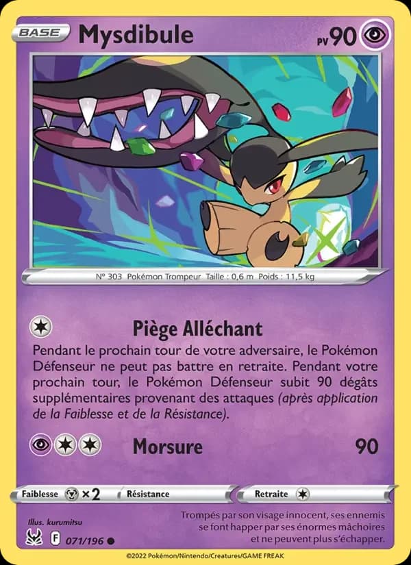 Carte Pokémon Mysdibule #071 — Origine Perdue