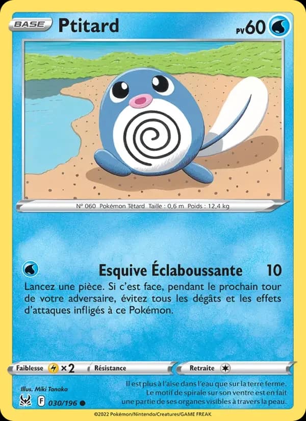 Carte Pokémon Ptitard #030 — Origine Perdue