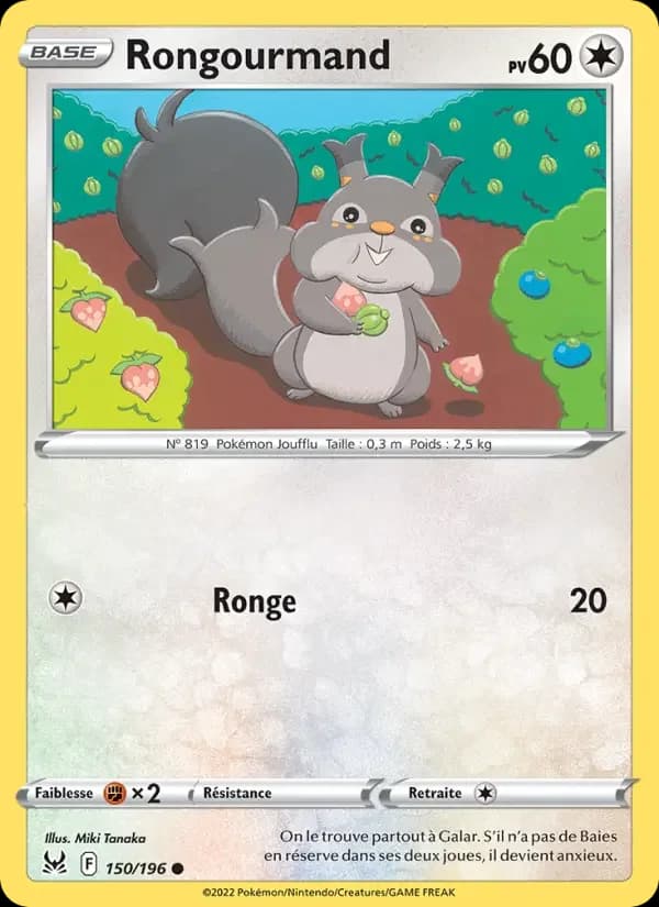 Carte Pokémon Rongourmand #150 — Origine Perdue