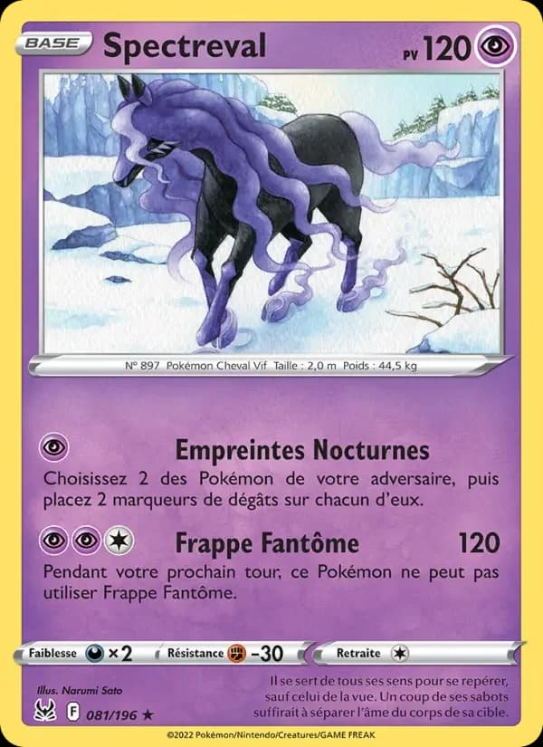 Carte Pokémon Spectreval #081 — Origine Perdue