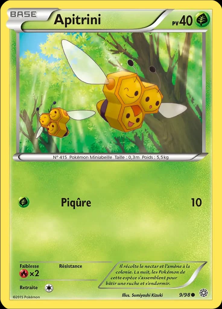 Carte Pokémon Apitrini #9 — Origines Antiques