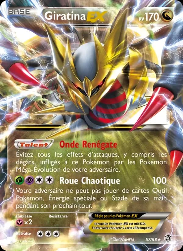 Carte Pokémon Giratina EX #57 — Origines Antiques