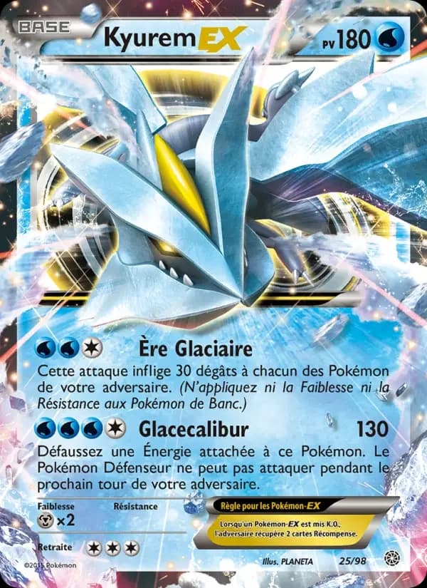 Carte Pokémon Kyurem EX #25 — Origines Antiques